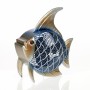 Deco Breeze Decorative Figurine Table Fan, Blue and Gold Tropical Fish, 15-Inch Tall by 12-1/2-Inch Wide
