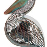 Deco Breeze DBF0366 Cast-Metal 16-1/2-Inch Pelican-Shaped Decorative Fan