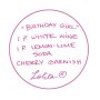 Lolita from Enesco Love My Wine Glass, Birthday Girl