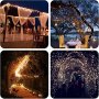 String Lights Christmas Lights Fairy Lights Led lights Xmas Lights (120LEDs,39ft,Copper Wire,Remote Control) Dimmable lights for Outdoor Decorations,Bedroom,indoor,,Xmas,Wedding,Holiday-Warm White