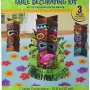 Amscan Sun-Sational Summer Luau Party Tropical Tiki Table Decorating Kit (23 Pack), Multi Color, 13.8 x 12"