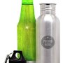 Stainless Steel Beer Bottle Cooler Keeper Insulator with Bottle Opener Gift - Fits Most 12-Ounce Glass Bottles to Keep Beer or Carbonated Drinks Cold for a Long Time + Metal Bottle Opener
