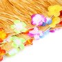 Luau Hawaiian Grass Table Skirts Hibiscus Tropical Flowers Birthday Party Decorations Supplies